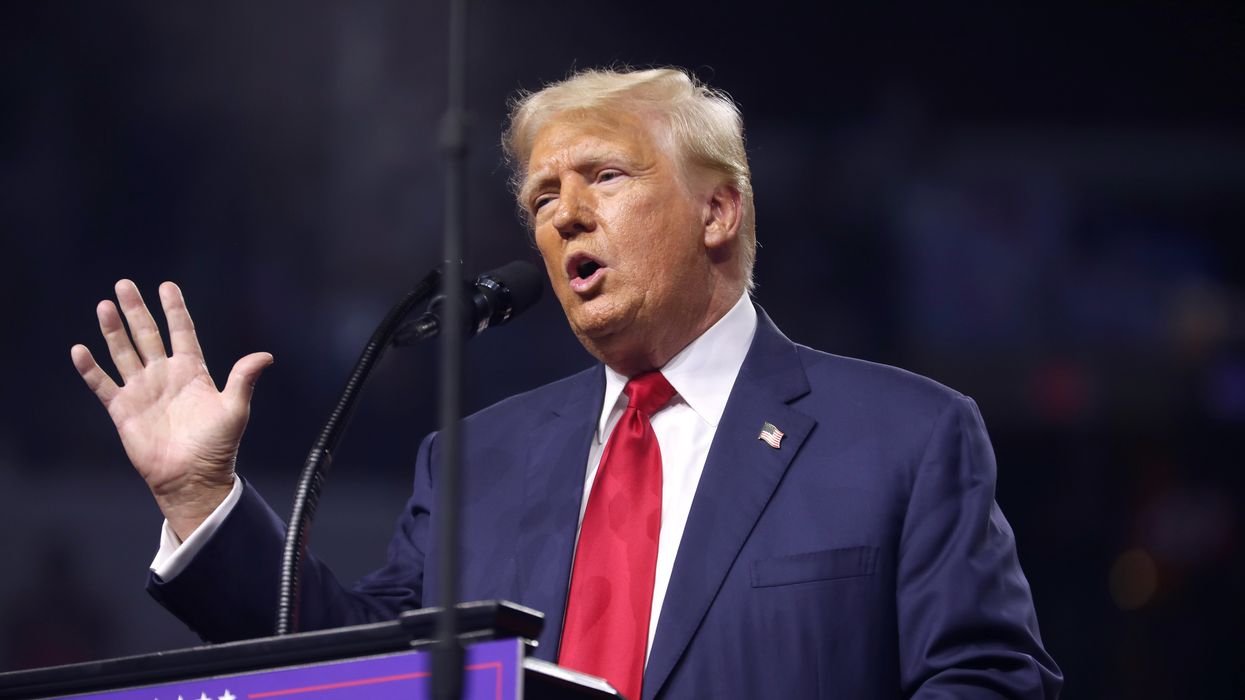 'Hostile takeovers': Trump says immigrants are using 'massive machine gun-type equipment'