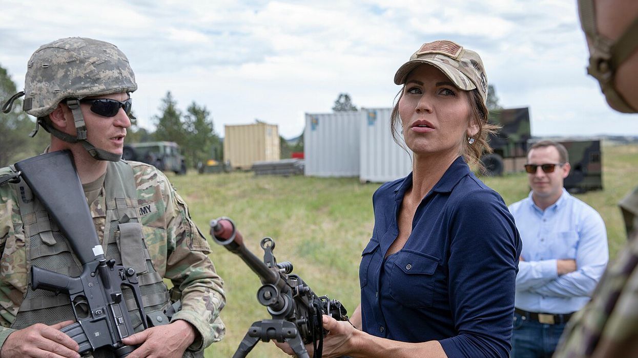 'You dress as a cowgirl?' Kristi Noem bashed at homestate fundraiser