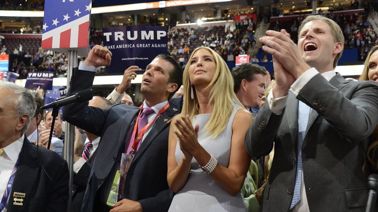 'God, religion and teaching of the Commandments': Eric Trump says Dad saved 'Christmas'