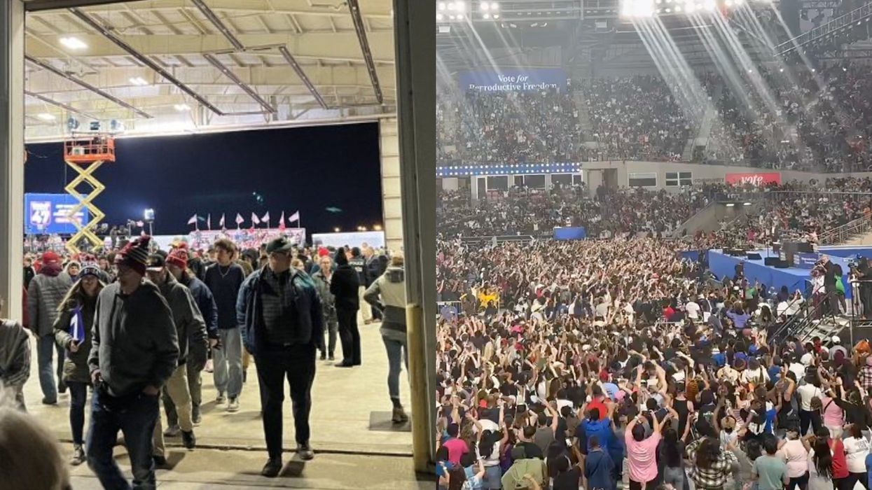 Trump supporters leave his rally amid 3-hour delay while 30K pack Harris-Beyonce event