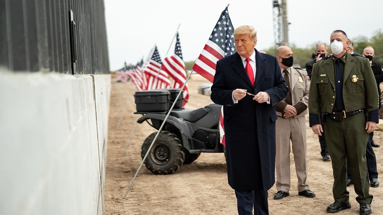 Trump mocked after declaring 'productive conversation' officially closes the border