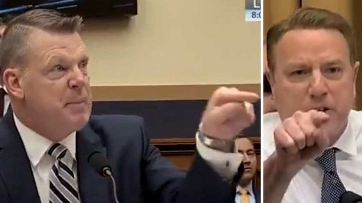 'Out of line!' Secret Service agent shouts down MAGA rep during chaotic hearing