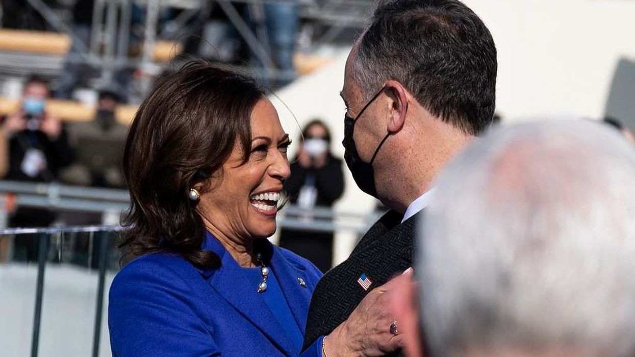 Doug Emhoff had words for senator’s husband who refused to shake Harris’ hand: report