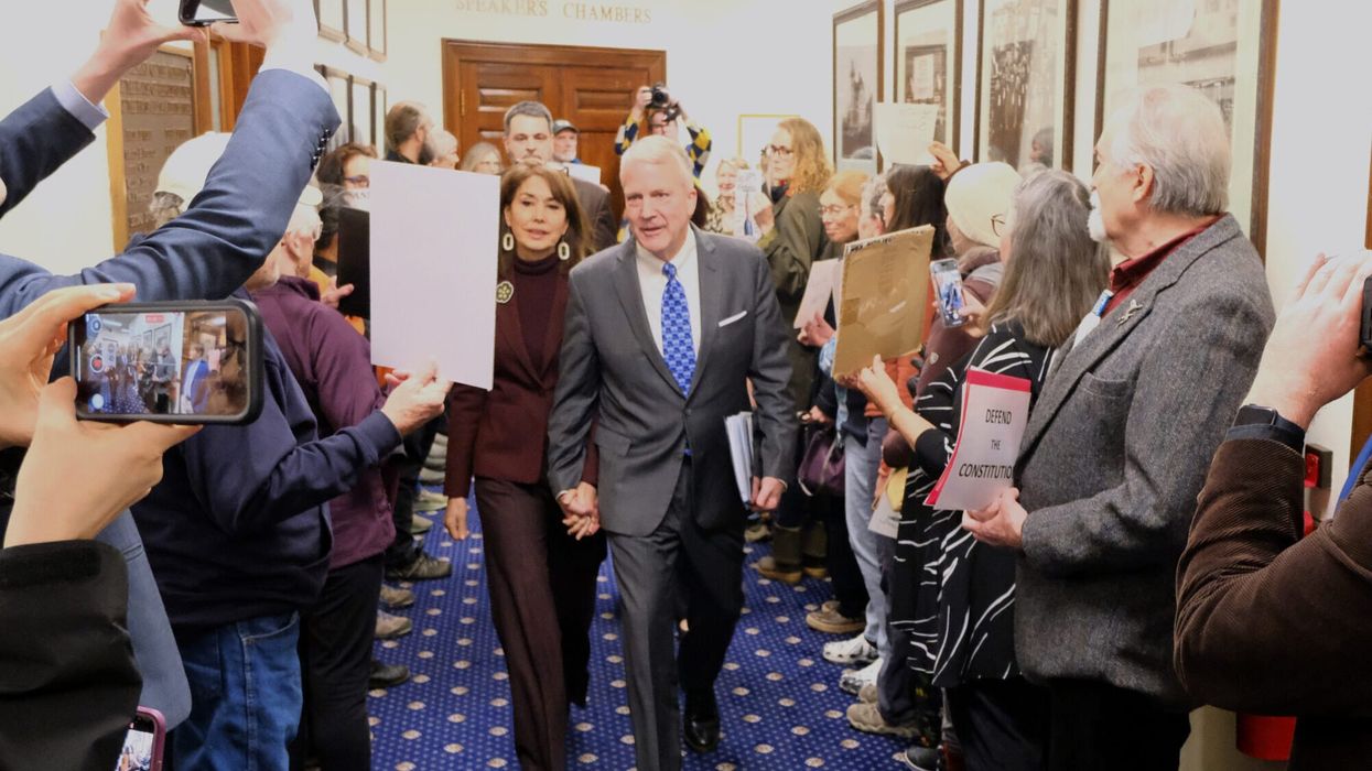 ‘You work for us not Trump!’ Protesters met with silence from Alaska U.S. senator
