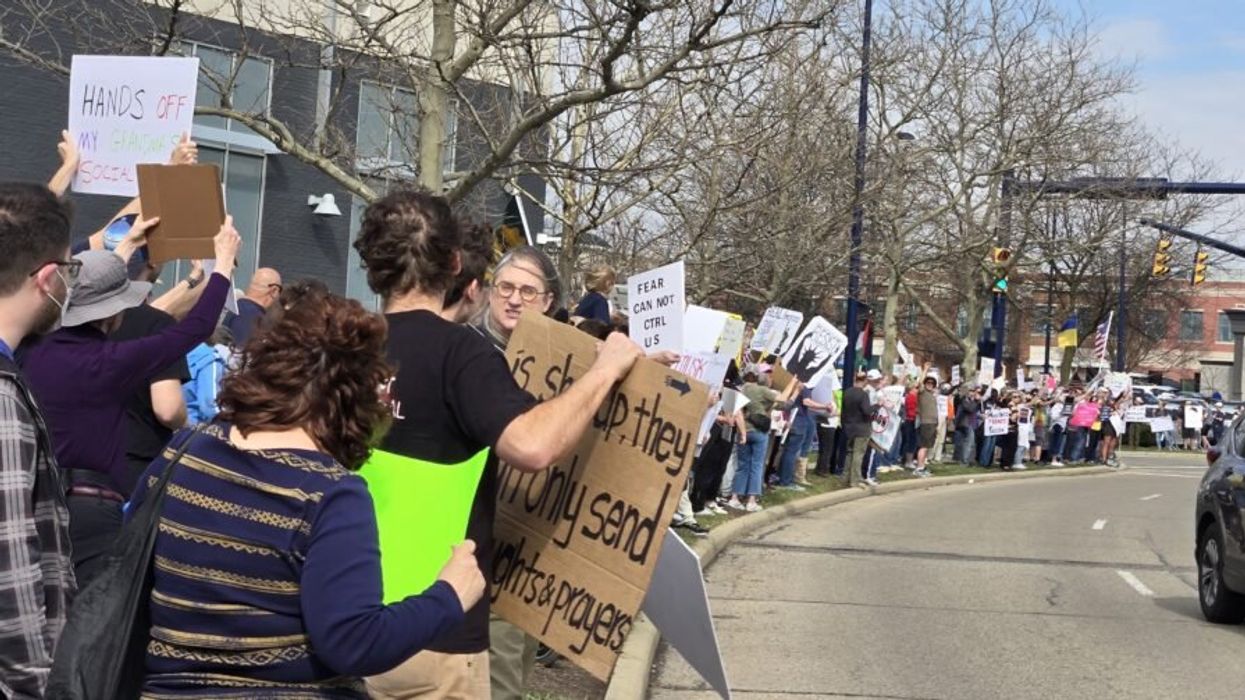 'Hate and fear are powerful': Pro-Trump disruptors vastly outnumbered at red state protest