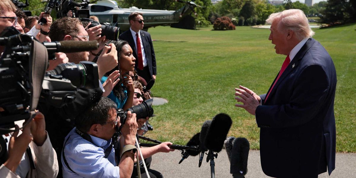 Trump fails to gaslight reporters on fuel prices