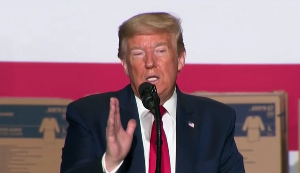 Trump horrifies health workers by saying it's 'beautiful' to watch them 'running into death'