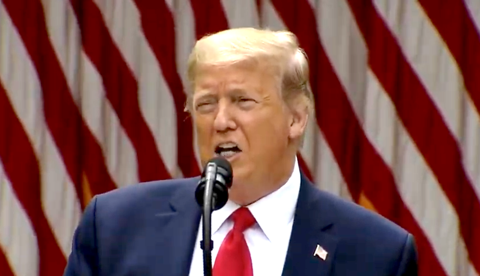 Trump's baffling and cowardly press conference reveals a president completely unable to lead