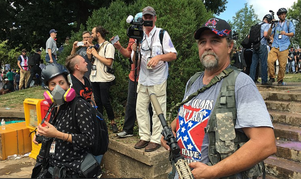 Armed militia groups are taking Trump’s civil war rhetoric literally
