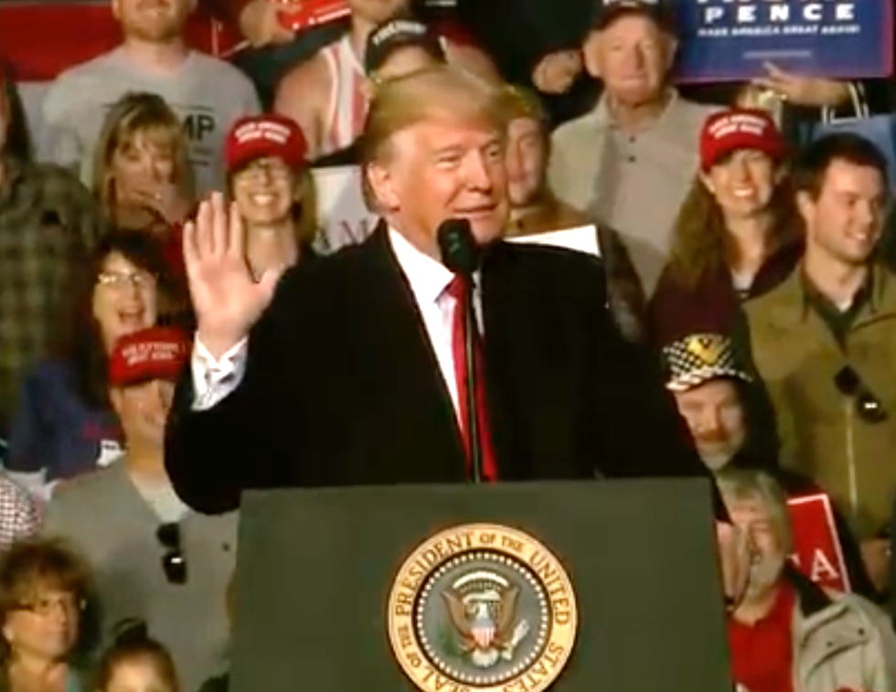Trump Openly Celebrates the Assault of a Journalist While Campaigning in Montana