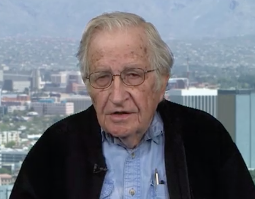 Noam Chomsky Argues the 'Revival of Hate' Fueled by Trump's Rhetoric Extends Back to Ronald Reagan