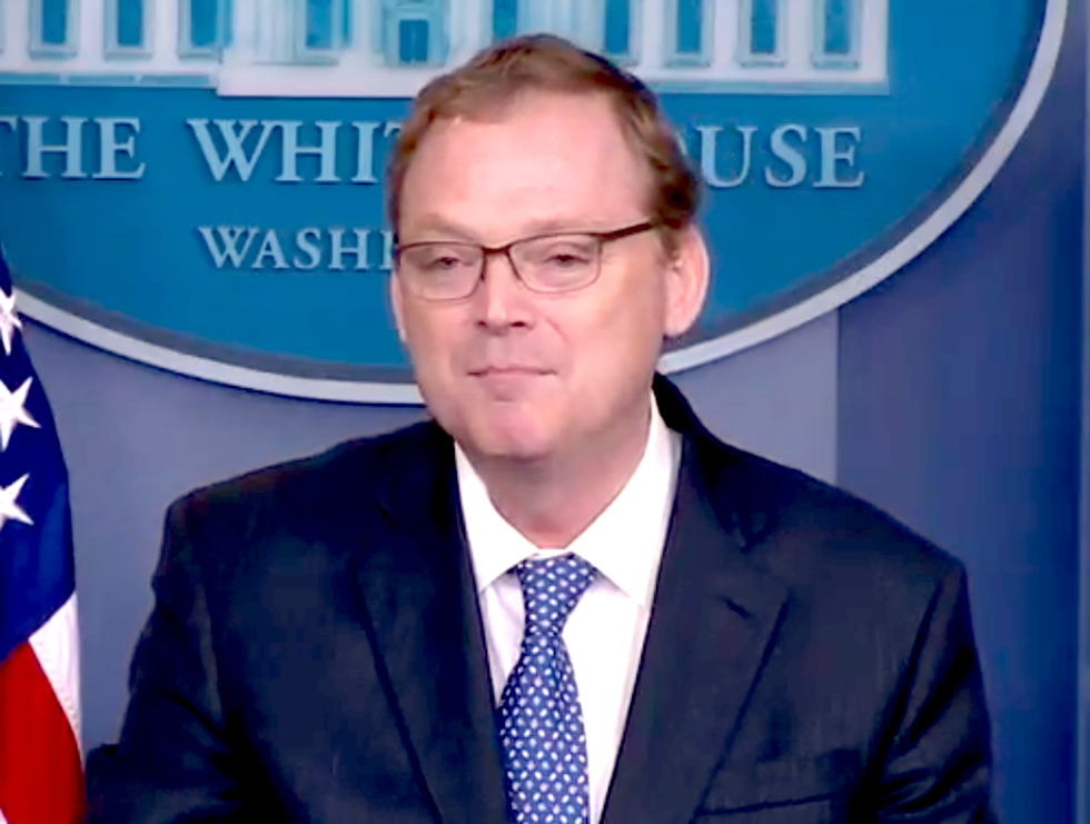Trump's Top Economic Aide Tries to Blast Obama's Policies  -  But He Ends Up Correcting the President's Lie