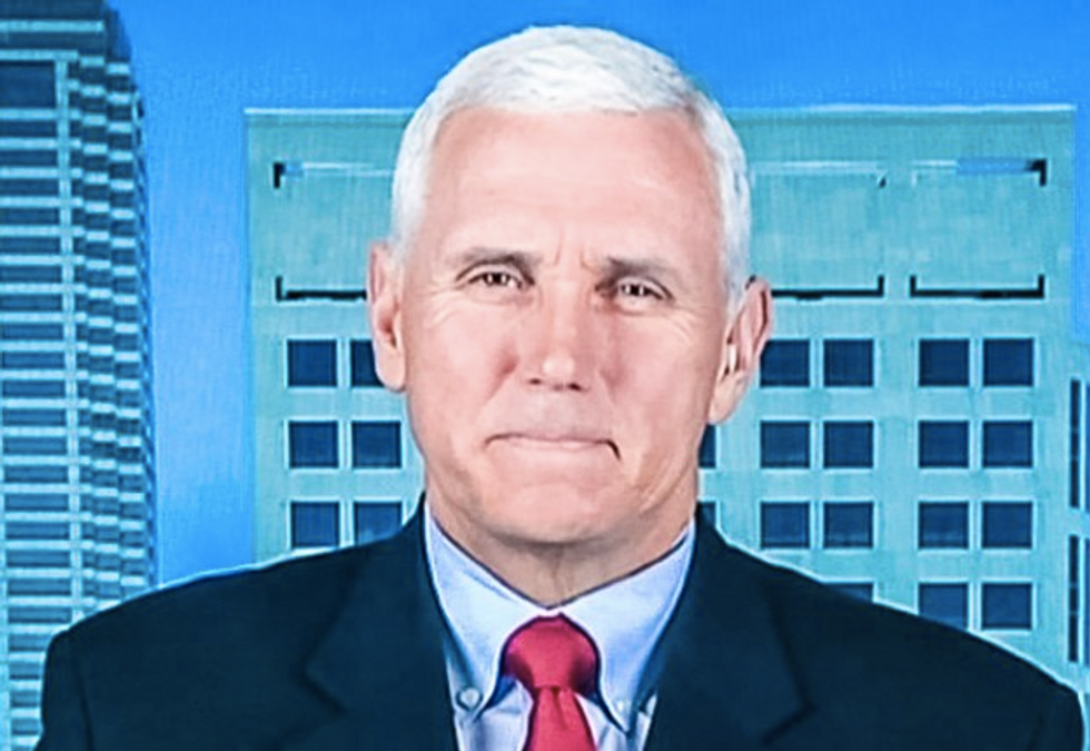 Mike Pence tap-dances his way through bogus claims about terrorists at the border