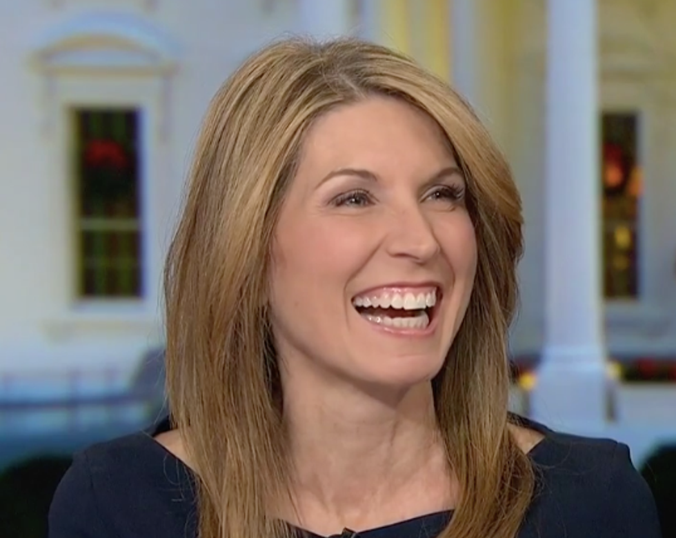 MSNBC's Nicolle Wallace bursts out laughing as she tries to read Trump's incoherent ramblings from his latest interview
