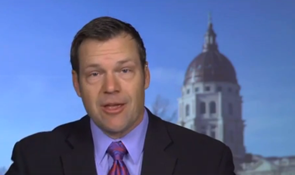 'Most Dysfunctional Thing I've Ever Seen in My Life': Kansas GOP Blames Kobach's Incompetence For His Stunning Loss