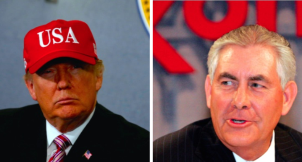 'Be best!': Internet unloads on Trump after he calls Rex Tillerson 'dumb as a rock' and 'lazy as hell'