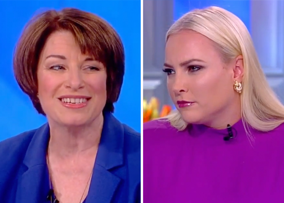 The View’s Meghan McCain Gets Promptly Shut Down After Asking Sen. Amy Klobuchar If Dems ‘Misplayed their Hand’ with Dr. Ford
