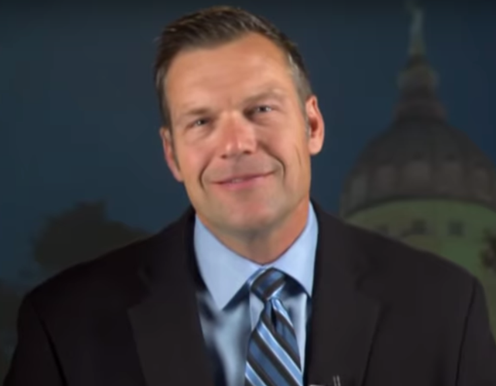 Trump Ally and Voter Suppression Guru Kris Kobach Goes Down in Flames as Democrat Laura Kelly Wins Governor's Race