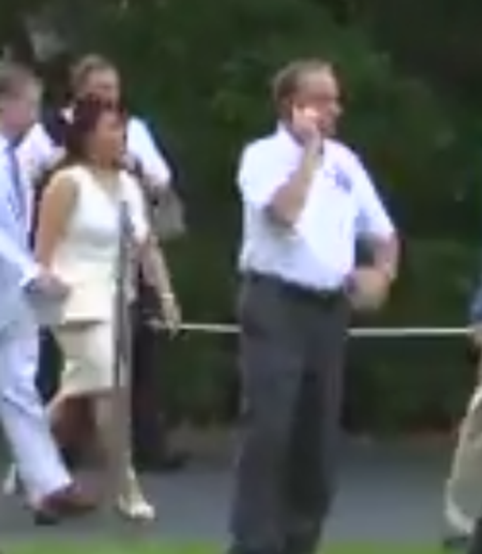 WATCH: Released Video Shows Indicted GOP Lawmaker at the White House  -  Exactly When Prosecutors Say He Committed Insider Trading