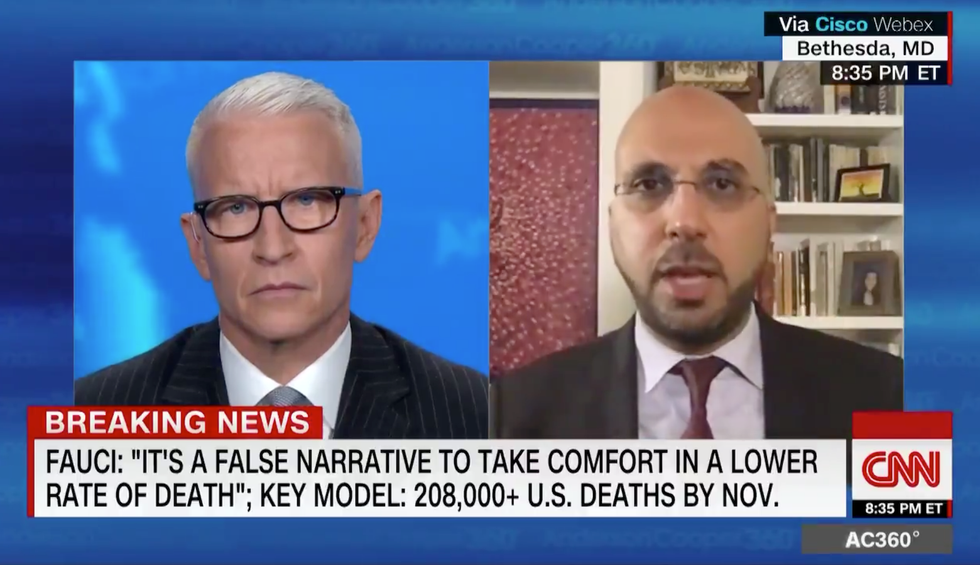 A government official tried to share optimism about vaccines — but he hinted at a dark possible future