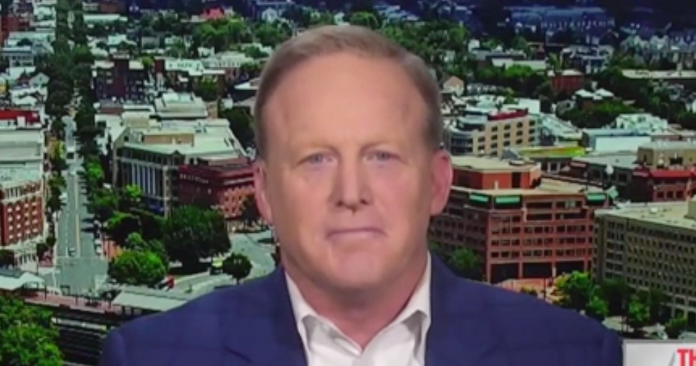 Sean Spicer flips out after MSNBC host blames him for Sarah Sanders’ lie-filled press briefings