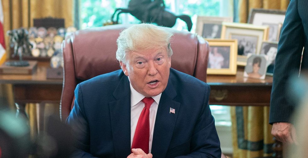 Trump is twisting himself in knots over a key act that could mitigate the coronavirus crisis
