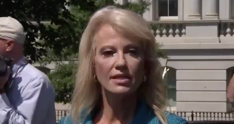 Kellyanne Conway loses it and demands to know a reporter's 'ethnicity'