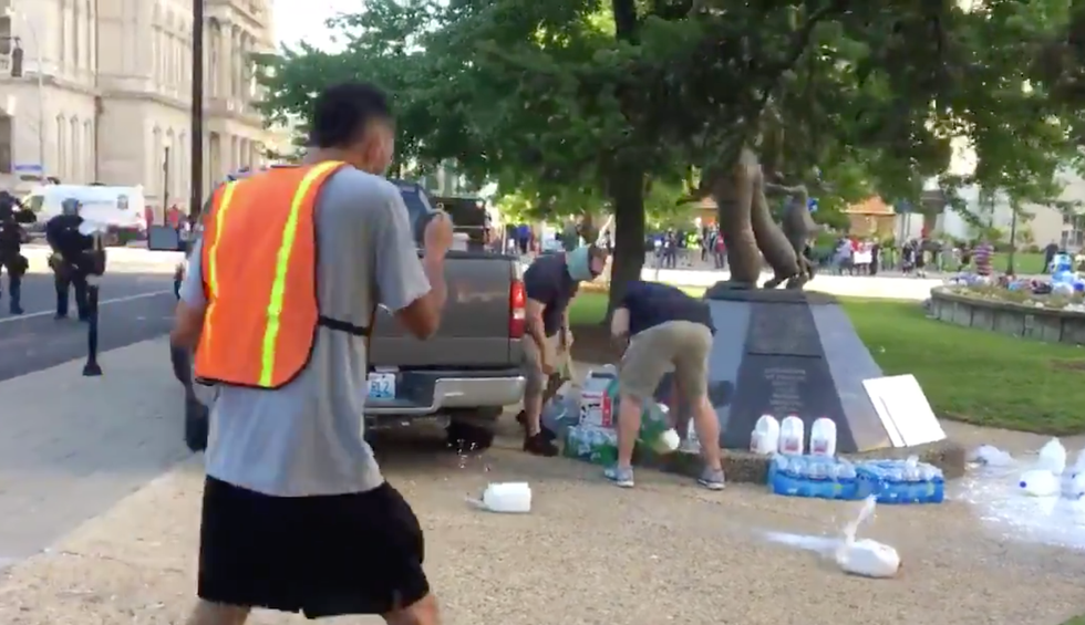 Reports and video reveal police destroying and 'looting' critical medical supplies during protests