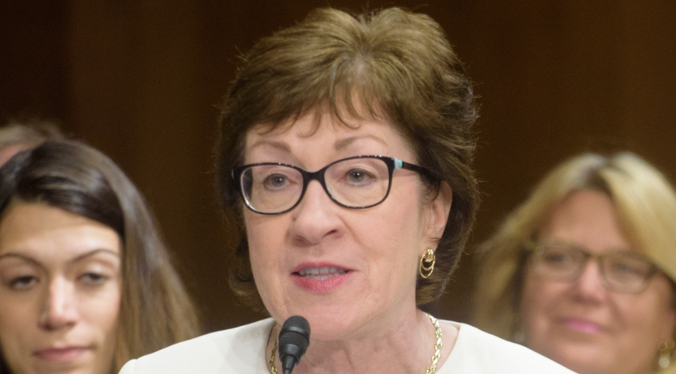 'You own this': Internet rips Susan Collins for offering tepid objection to Trump’s use of the word ‘lynching’