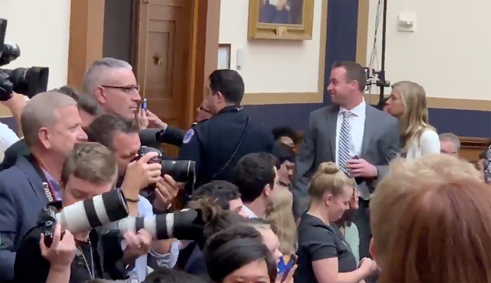Watch: 'Idiot' protestor thrown out of Mueller hearing by Capitol Police