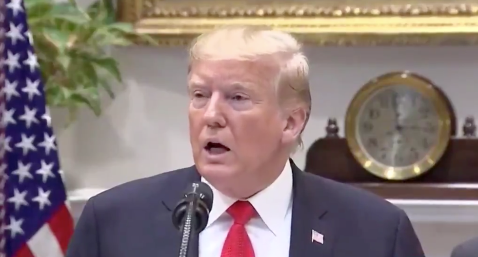 Trump flails when a reporter presses him on the bogus weather map he shared: 'I don't know, I don't know'