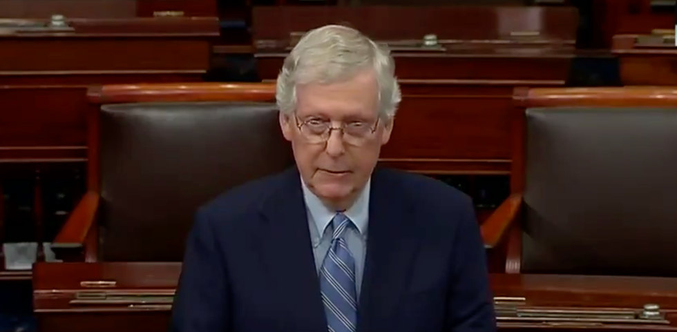 'Visibly livid' Mitch McConnell lashes out on the Senate floor over accusations he's a 'Russian asset'