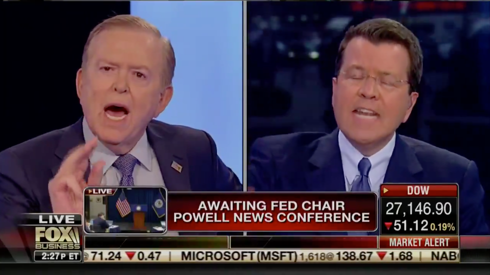 Fox News hosts' argument spirals out of control in explosive fight over Trump's failing promise