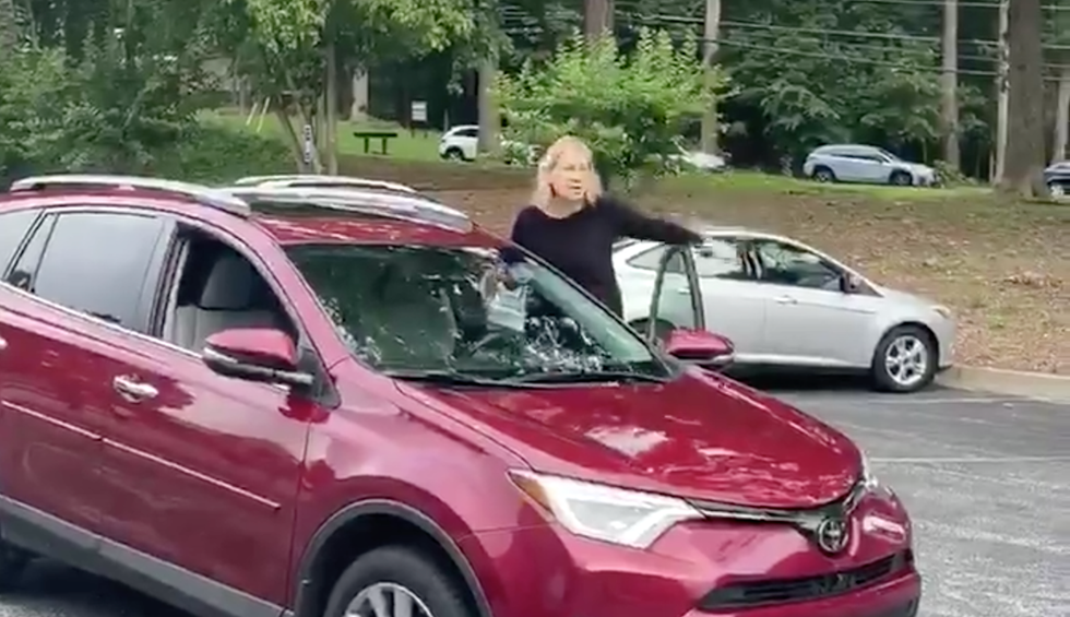 'Please, God, help us!': Frustrated voter protests chaos and dysfunction in Georgia primary debacle