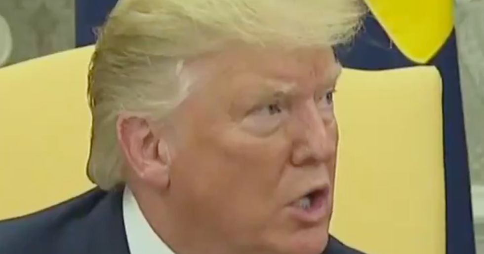 Trump dodges and gives an accidentally revealing answer when confronted on his anti-LGBT policies