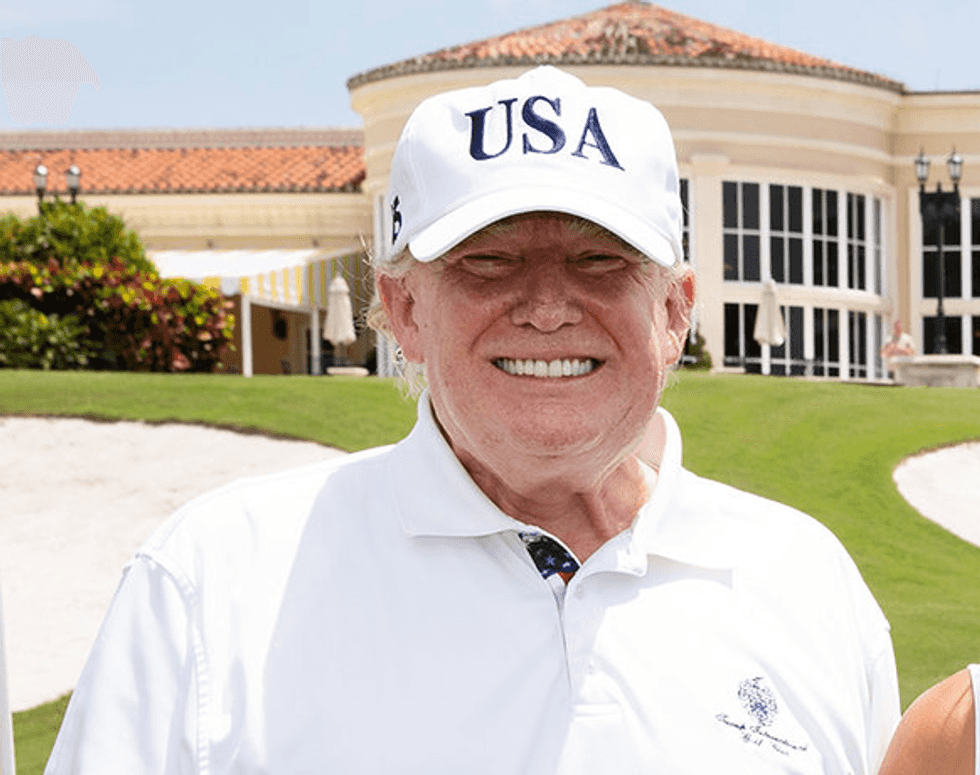 Sportswriter recounts a story of Trump shamelessly cheating at golf against a father and son