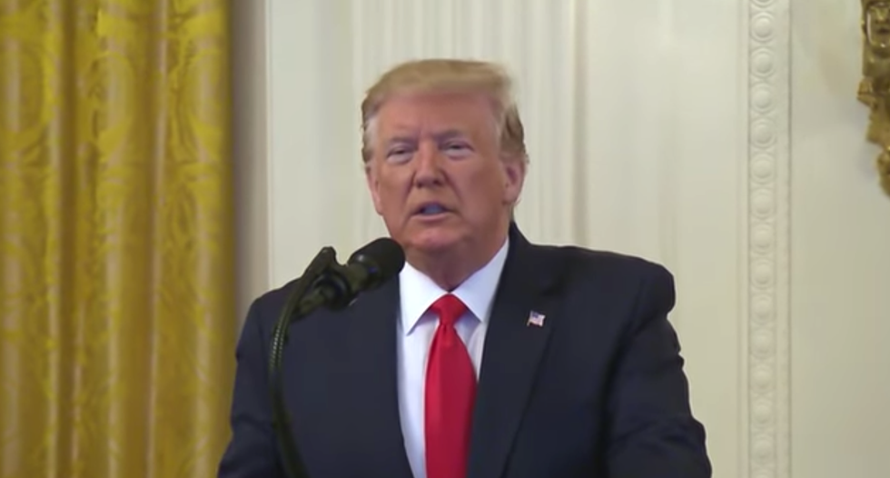 Trump furiously demands info on the whistleblower — and issues suggested execution threat: reports