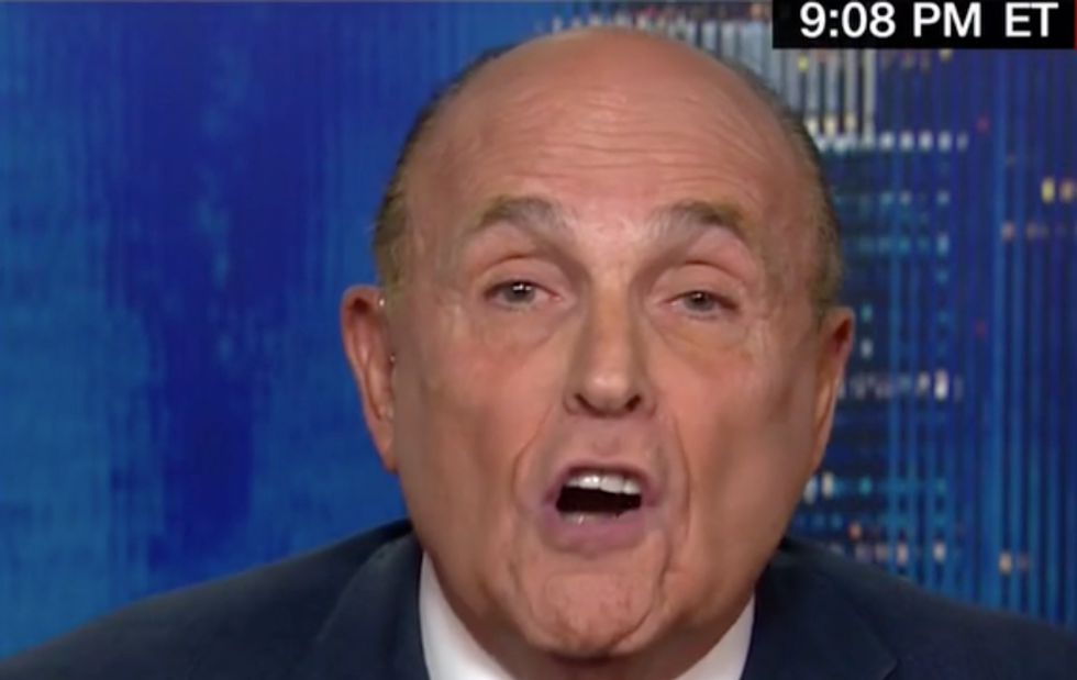 WATCH: Rudy Giuliani loses it in raving CNN interview openly contradicting himself on Ukraine scandal