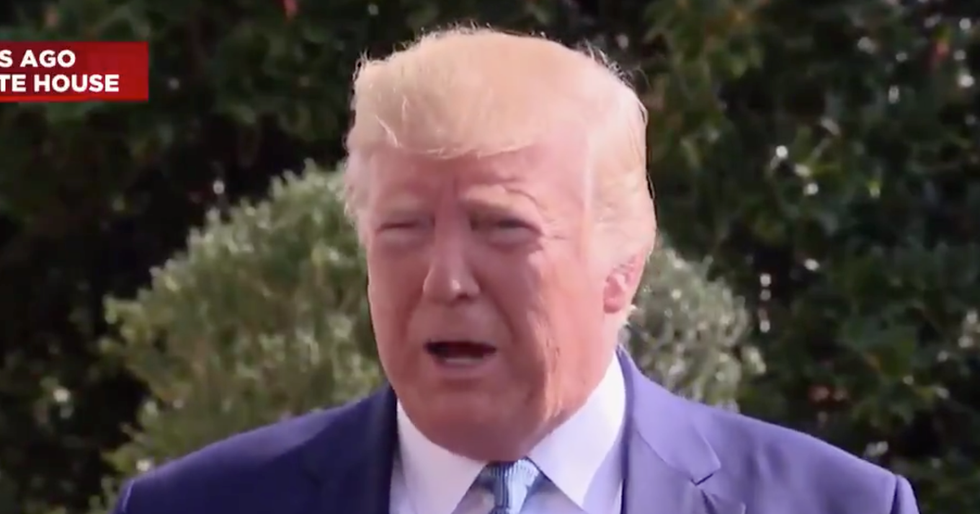 Trump gets stumped after reporter asks if he cares about corruption that is unrelated to his political rivals