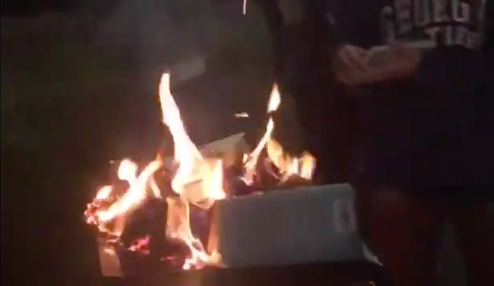 Students burn a Latina author's book that addresses white privilege: report