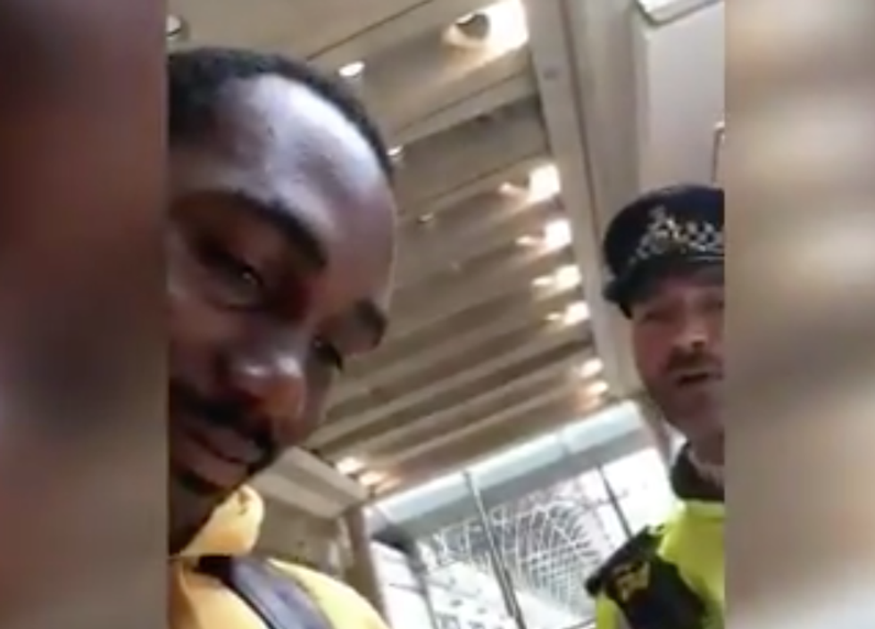 Watch: London Police Officer Stops Black Man and Demands He 'Account' for His Presence