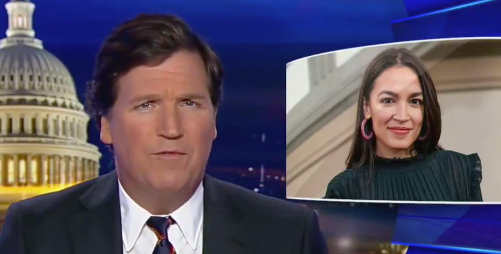 tucker carlson ocasio cortez