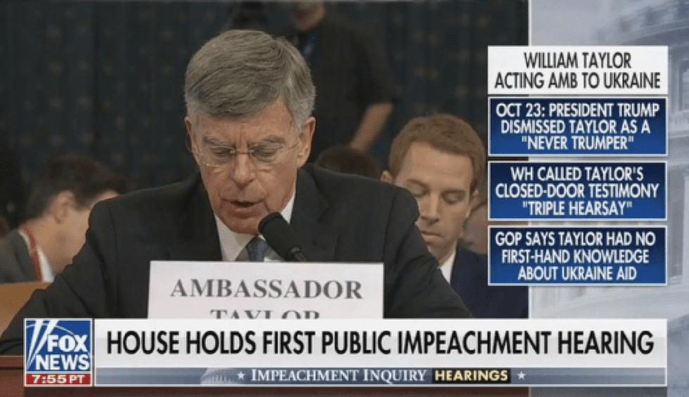 Fox News uses bizarre graphics to smear impeachment witnesses in real time