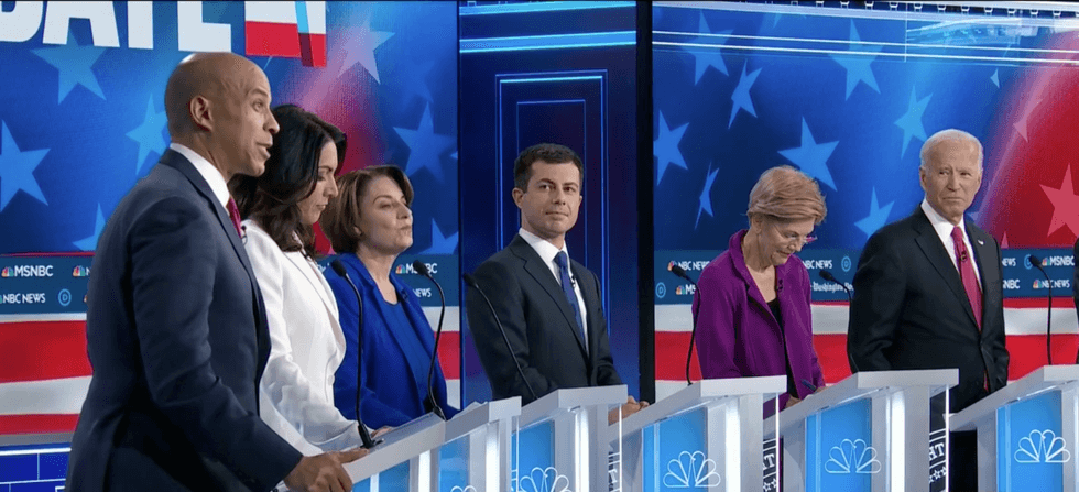 Here are 7 key moments from the Democratic primary debate