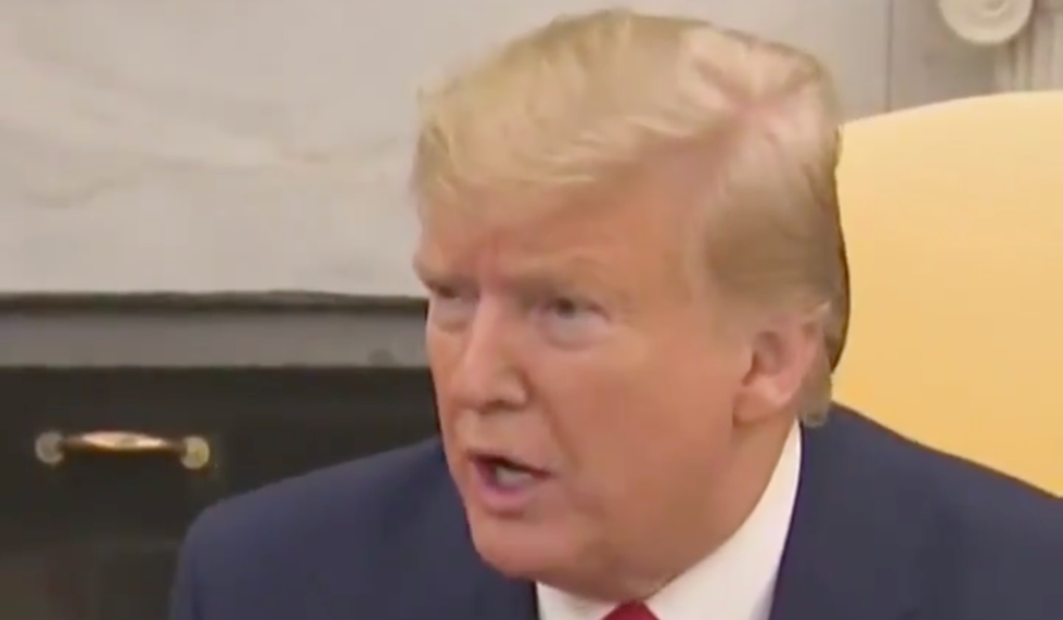 ‘I didn’t say it!’ Trump brazenly denies saying we would have 5 million tests a day ‘very soon’