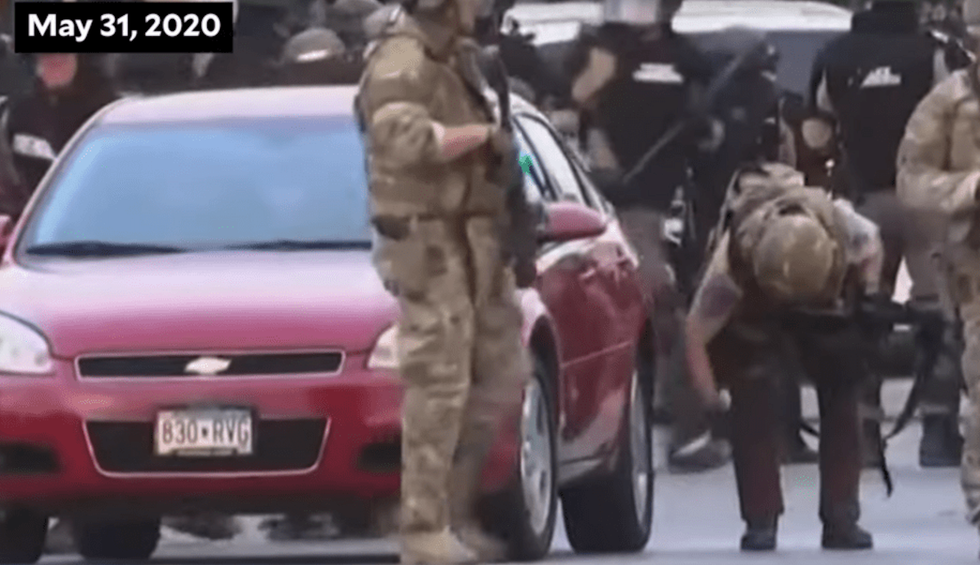 Video of state troopers slashing the car tires of protesters and reporters goes viral