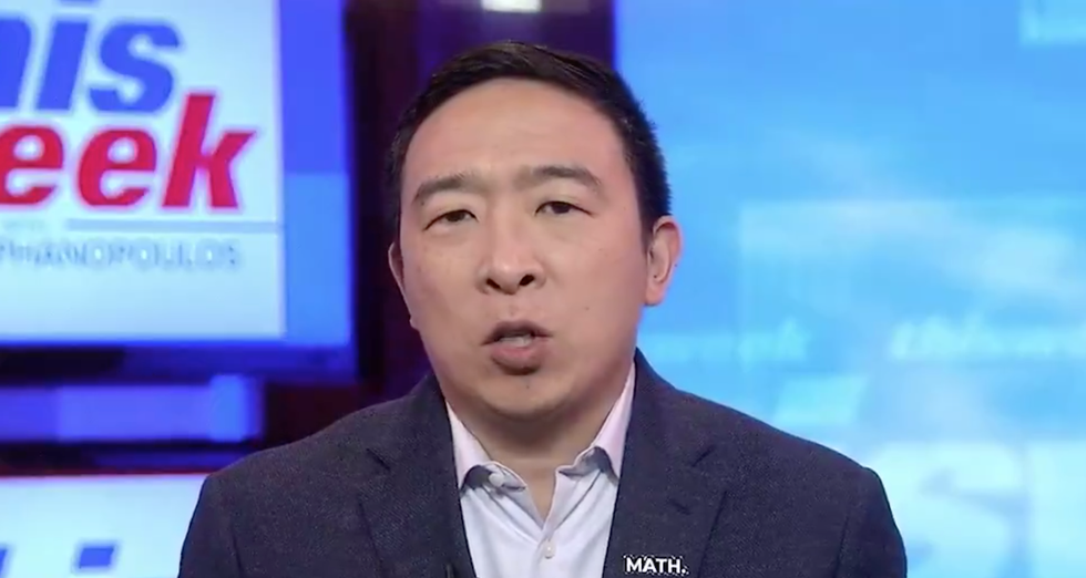 Andrew Yang's lies about supporting Medicare for All exposed as journalist corners him live on air