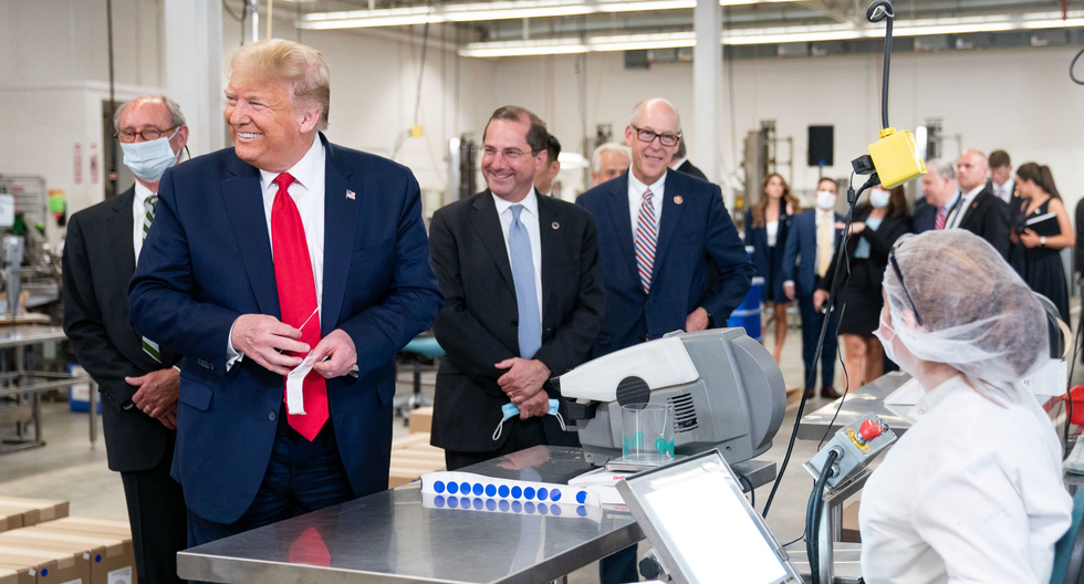 No, Trump wasn't joking about holding back the government's Covid-19 testing program. It's a crime