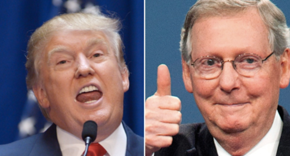 Trump compiling Nixonian 'enemies list' as protestors gear up to condemn Senate GOP's 'cover-up'