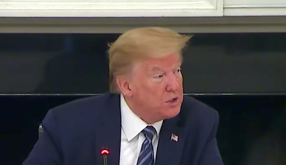 Trump faceplants with a scientifically illiterate claim about climate change